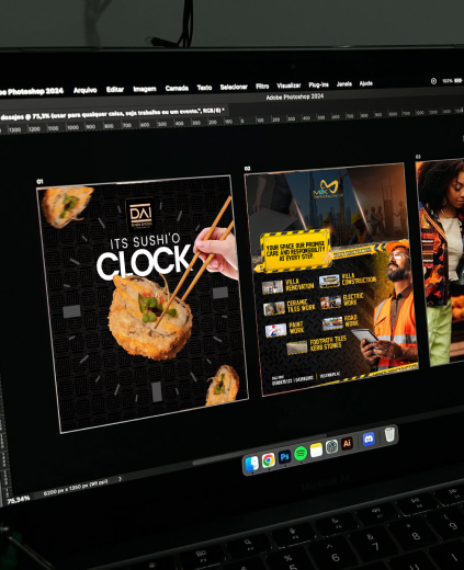 Professional graphic design services for branding and marketing